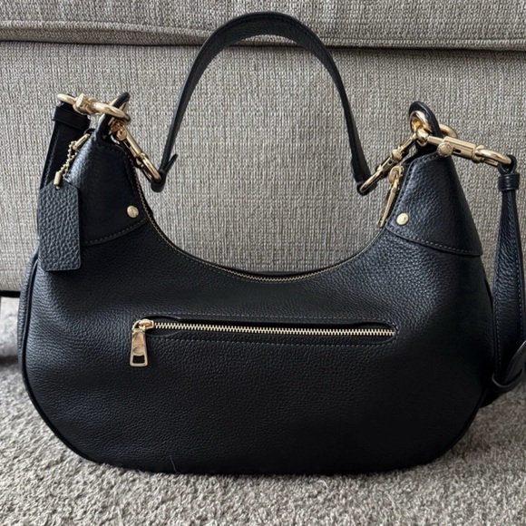 Coach Black Mara Hobo Shoulder/ Crossbody Bag - Picture 2 of 9